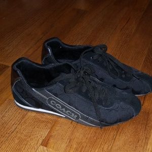 Coach Signature Sneakers Black Size 6 (run large)